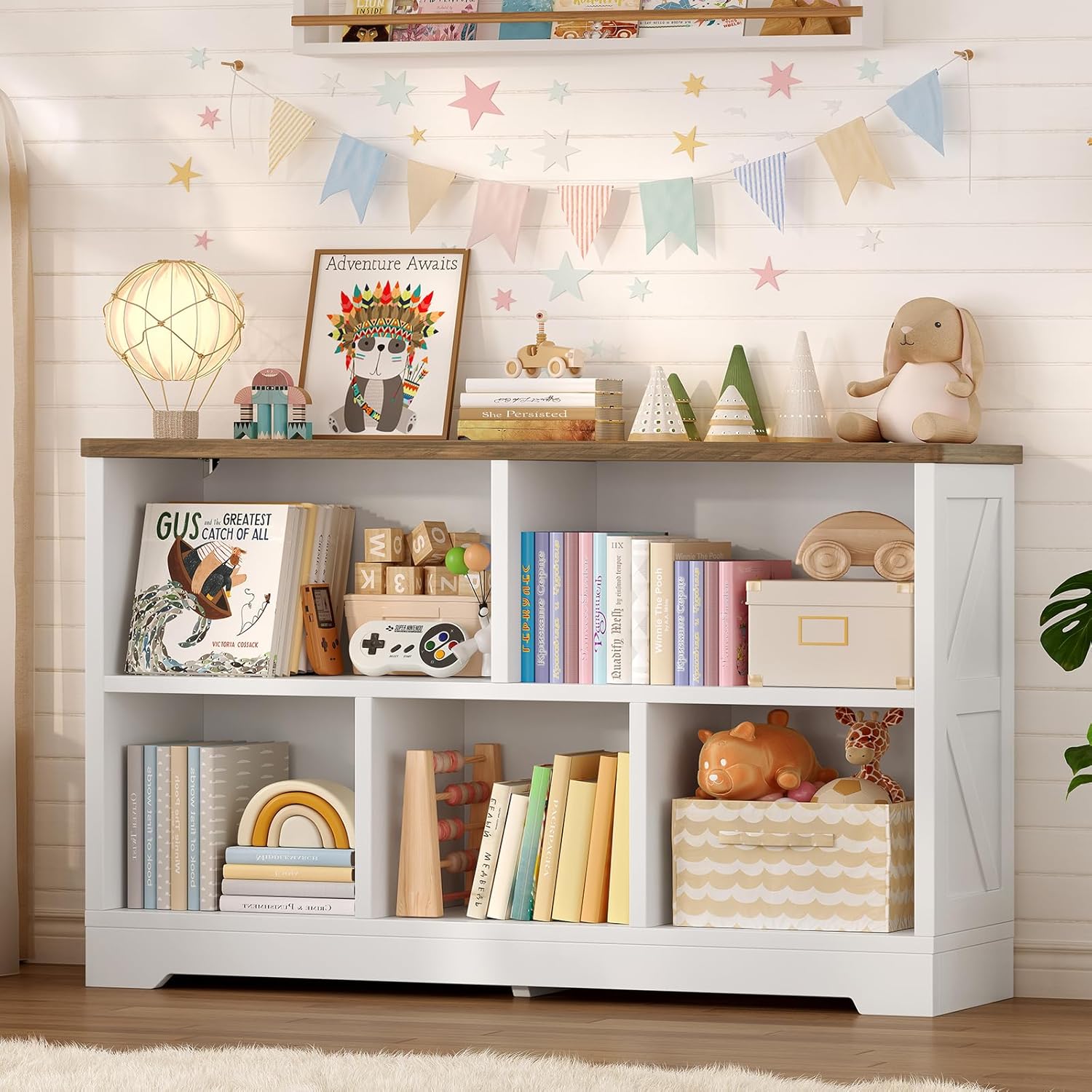 5 cube storage organizer bookshelf- Buy on Amazon