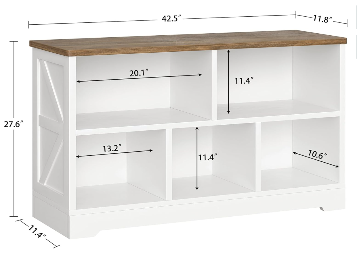 5 cube storage organizer bookshelf- Buy on Amazon